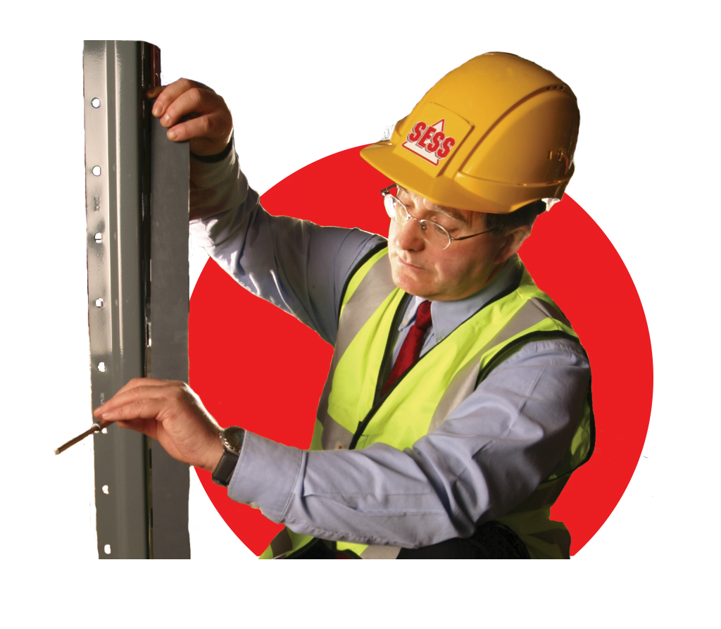 SESS Racking Inspector Inspecting racking